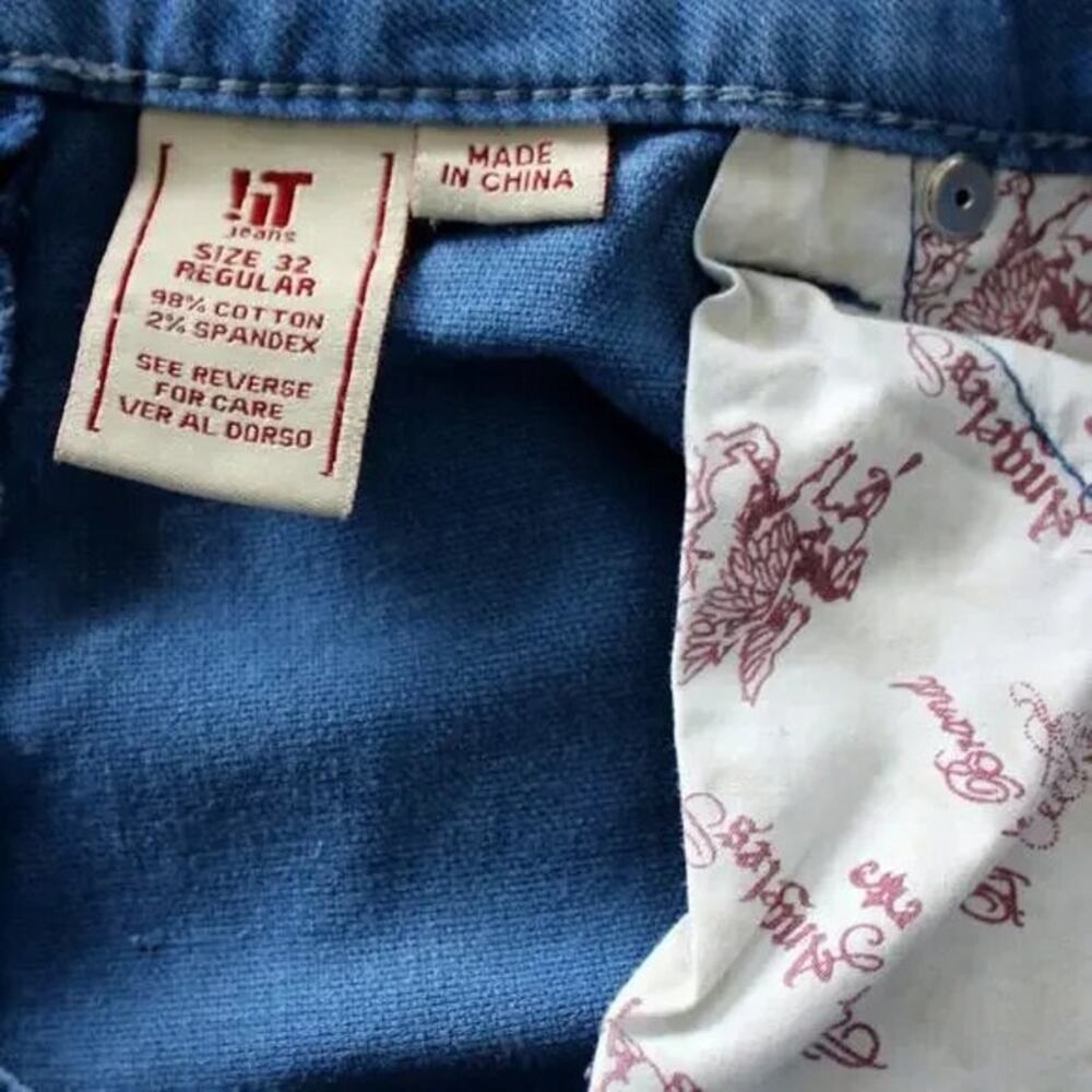 !iT Los Angeles Diva Royal Blue Stretch Jeans Size 10-12 Boutique Brand - Picture 9 of 10